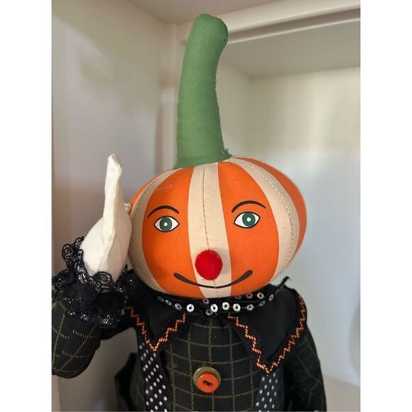 Halloween Pumpkin Shelf Sitter - Picture 1 of 5